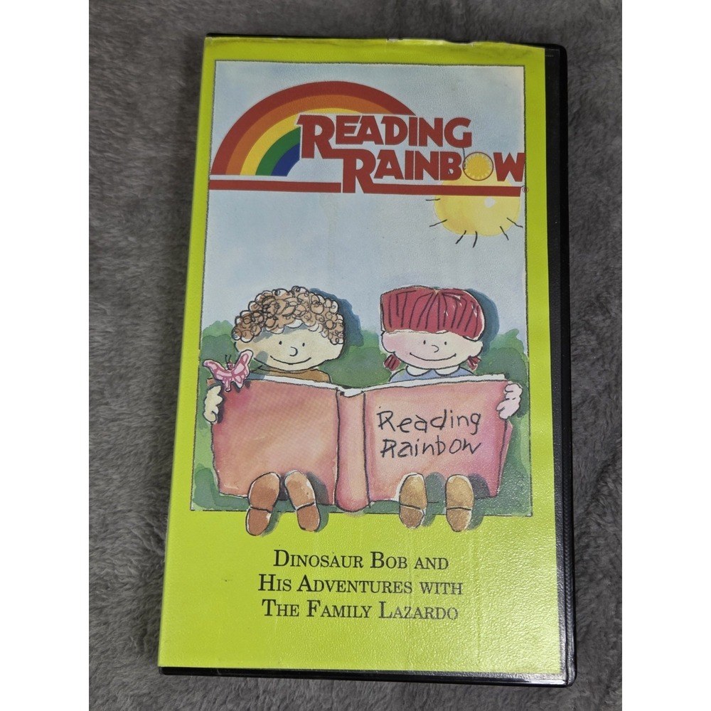 Reading Rainbow: Dinosaur Bob And His Adventures ..VHS LeVar Burton  Educational